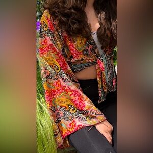 Vibrant Bohemian Paisley Women's  Top